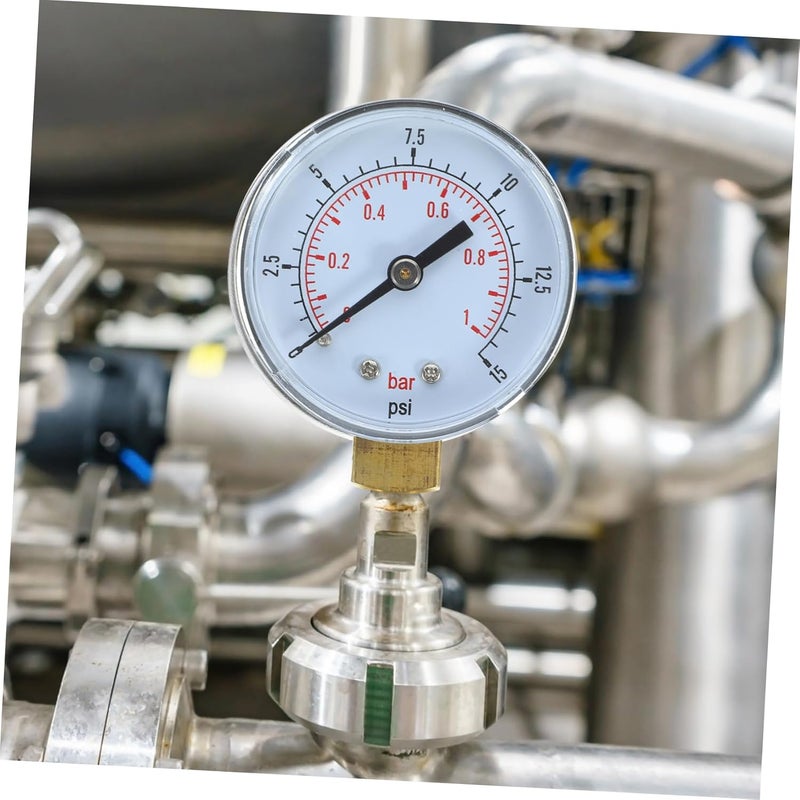 Psi Bar Air Pressure Gauge with Dial Case for Easy Reading Home and Industrial Use - Image 5