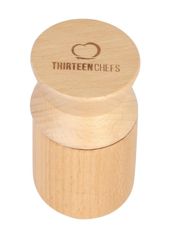 Thirteen Chefs Premium Oil and Wax Applicator for Cutting Boards with Wooden Handle - No Mess Maintenance for Mineral Oil - Image 4
