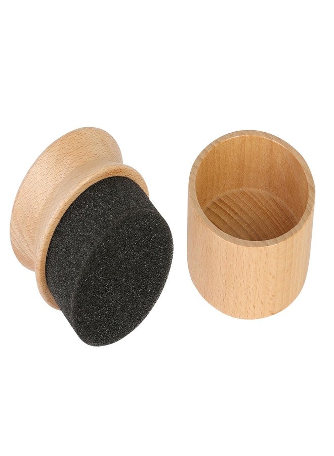 Thirteen Chefs Premium Oil and Wax Applicator for Cutting Boards with Wooden Handle - No Mess Maintenance for Mineral Oil - Image 1