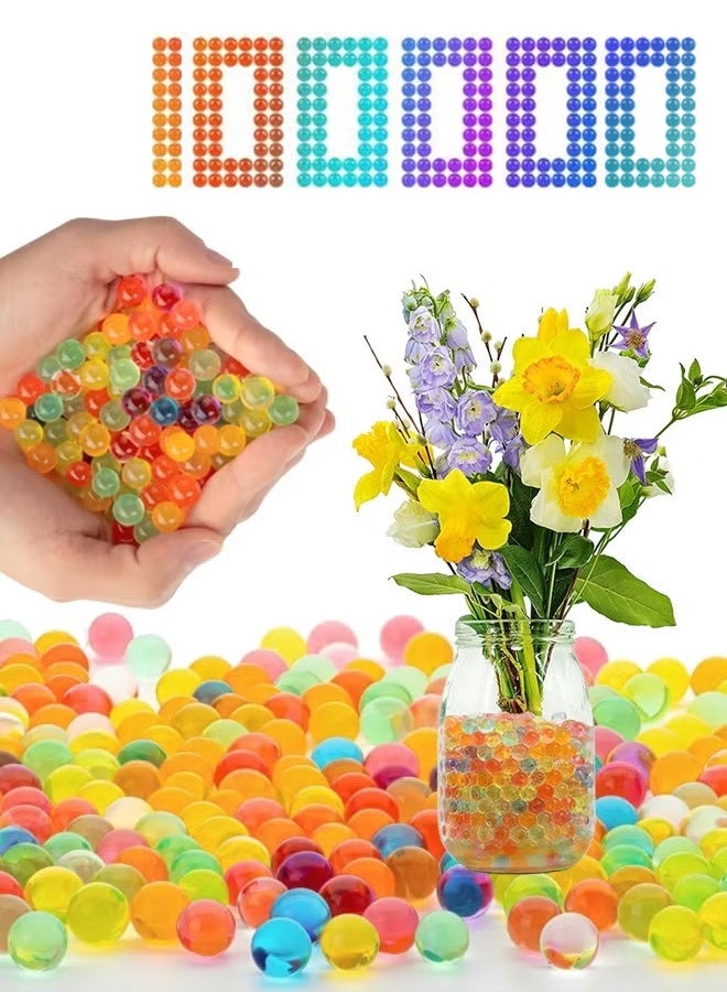 هايدو خرزات هلام بلاستر (100000pcs) 7-8 ملم خرزات مياه كرات هلام طلقات مصنوعة من كرة مياه غير سامة متوافقة مع بندقية البقع متعددة الألوان - Image 1