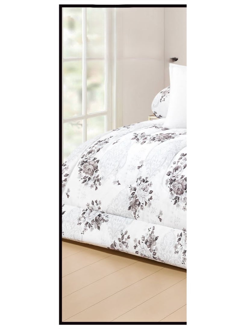 MingLi A  double bedspread, made of soft velvet and royal fur, to provide warmth and elegance, size 240*260 cm - Image 2