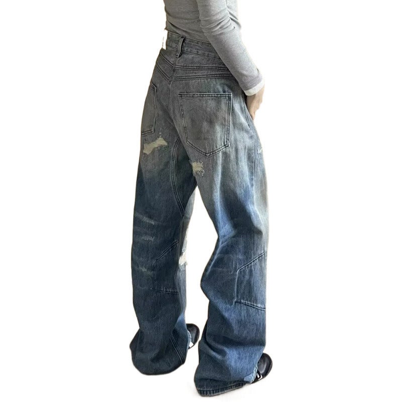 Unisex Casual Daily Denim Jeans - Image 5