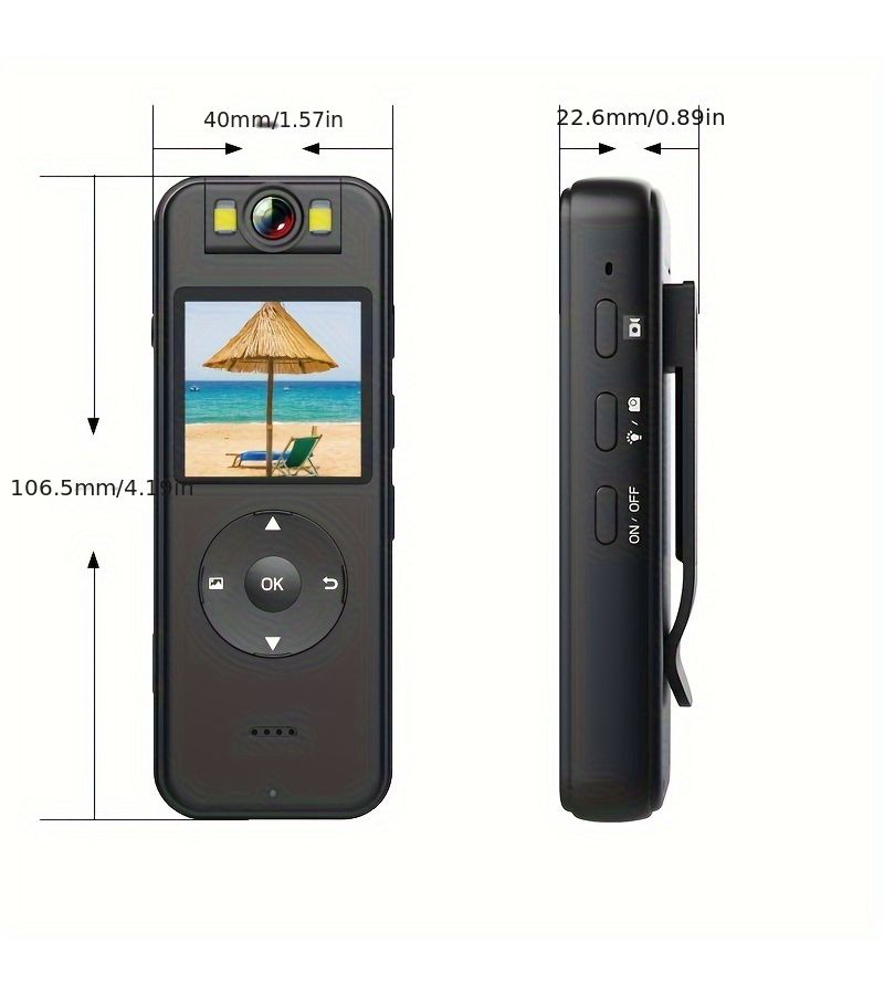 Ultra High Definition 4K Home Camera CS09 With 64G Memory Card Wireless Wifi Hotspot Screen Recorder Motorcycle Riding Recorder Outdoor Compact Sports Portable Camera Driving Recorder Miniature Camera - Image 3