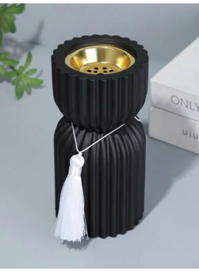 شيبشيب مبخرة من الراتنج، مبخرة بخور، مبخرة فحم - لليوغا، وعلاج الروائح في السبا، وتزيين المكتب والمنزل - Image 1