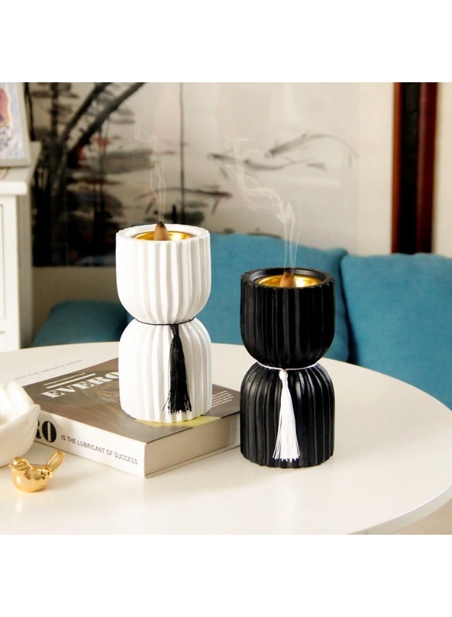 شيبشيب مبخرة من الراتنج، مبخرة بخور، مبخرة فحم - لليوغا، وعلاج الروائح في السبا، وتزيين المكتب والمنزل - Image 5