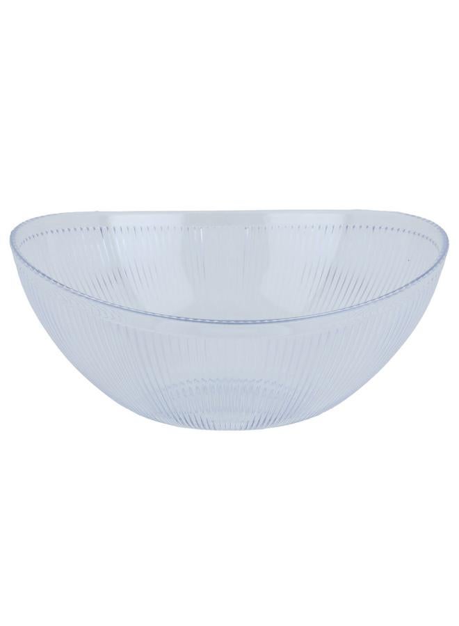 Alsaif Plastic Serving Plate 23X20X9 Cm 1.65 L Clear - Image 1