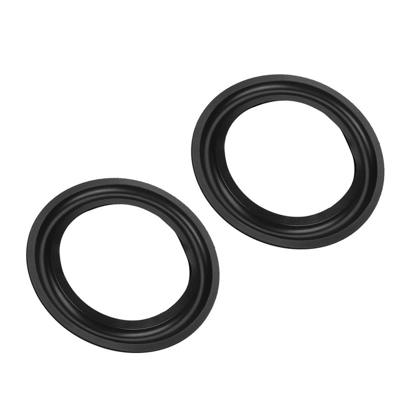 4'' Speaker Surround Repair Subwoofer Foam Edge Woofer Repair Part Replacement Black - Image 1
