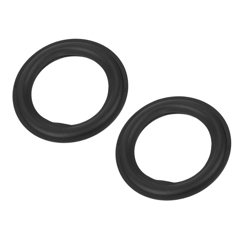 4'' Speaker Surround Repair Subwoofer Foam Edge Woofer Repair Part Replacement Black - Image 3