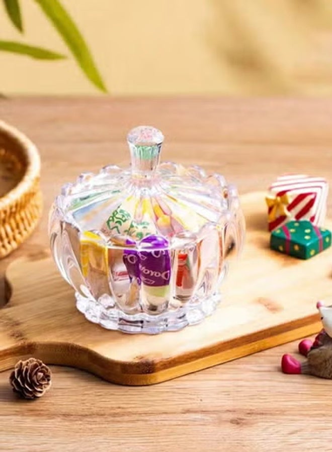 Glass Sugar Bowl Clear  - Image 3