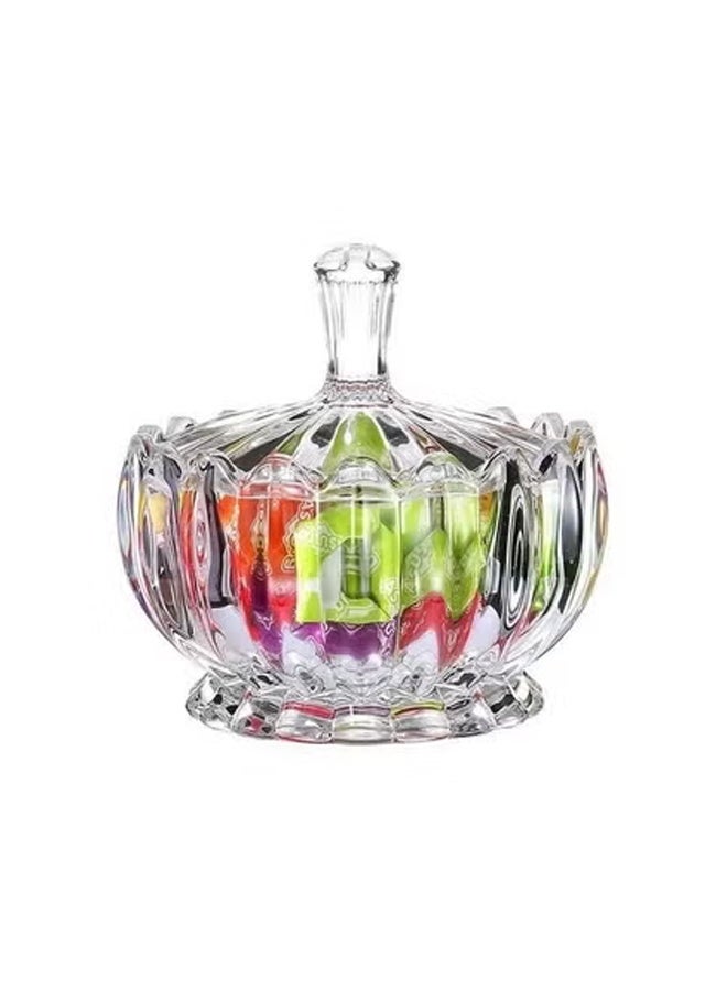 Glass Sugar Bowl Clear  - Image 4