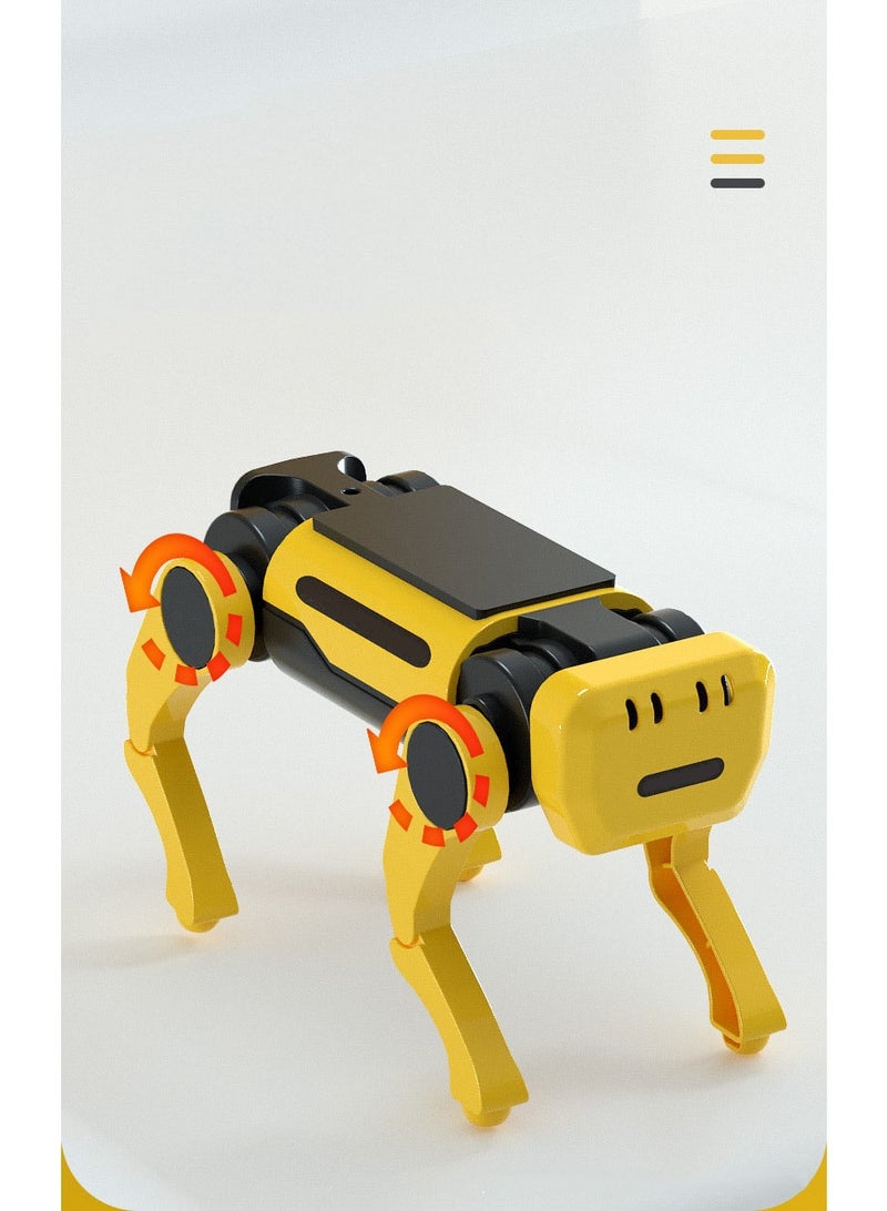HALAMODO Solar Powered Puppy Robot Toy | STEAM Educational Solar Motorized Robot Dog | DIY Assembly STEM Robot | Bionic Limbs With Lifelike Movements | Solar+Battery Dual Power Supply | Eco-Friendly Circuit Board | Fun Assembly Improves Hands-On Skills | Develops Logical Thinking & Brain Coordination | Perfect Fusion of Technology & Nature | STEM Toy for Kids 14+ - Image 2