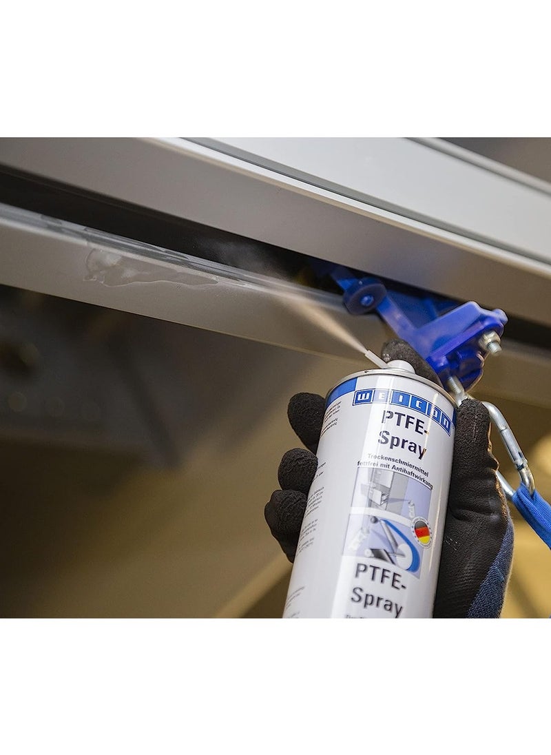 Weicon Weicon PFTE-Spray, 400 ml, Grease free, Dry Lubricant with Non Stick effect, Heat-resistant, Metal, Plastic, High Quality Silicone Free  - Image 3