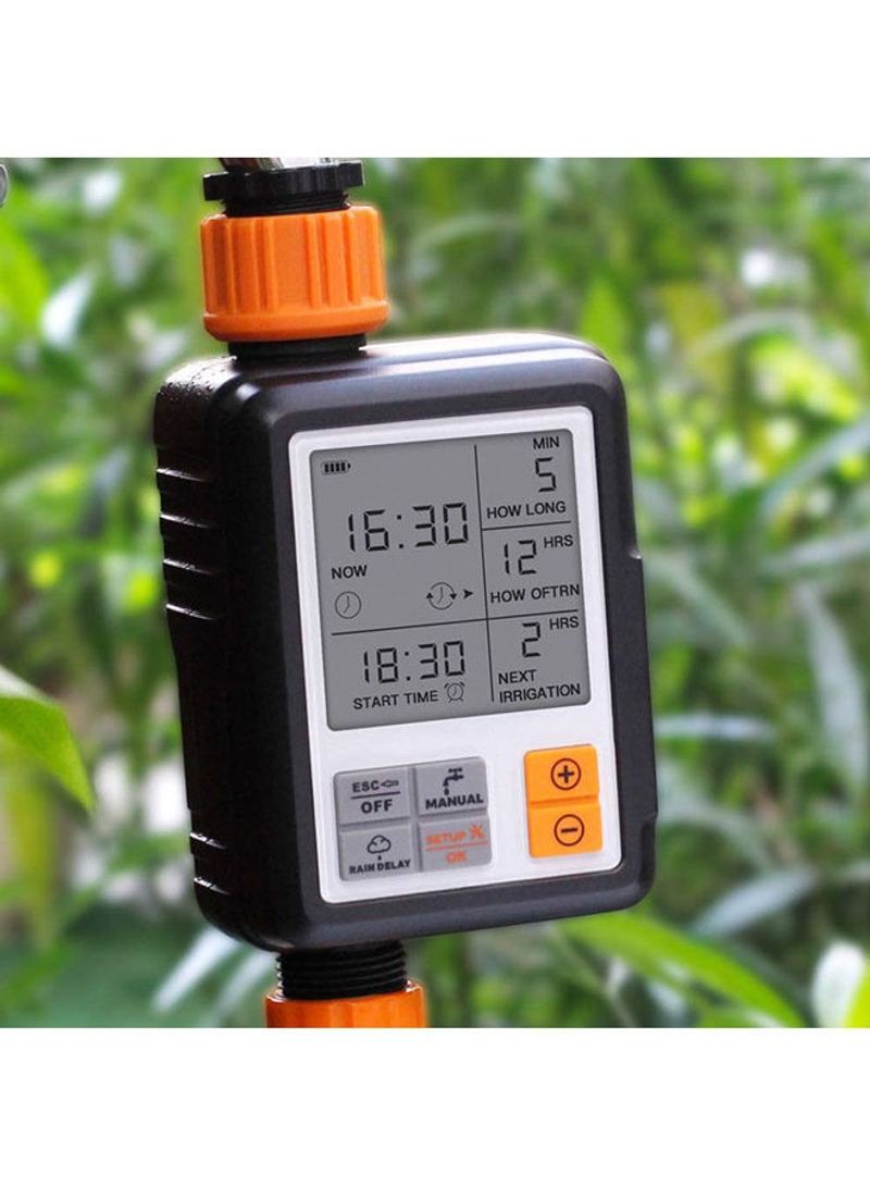 تايمي مؤقت اوتوماتيك ديجيتال لضبط نظام الري أسود / برتقالي - Image 3