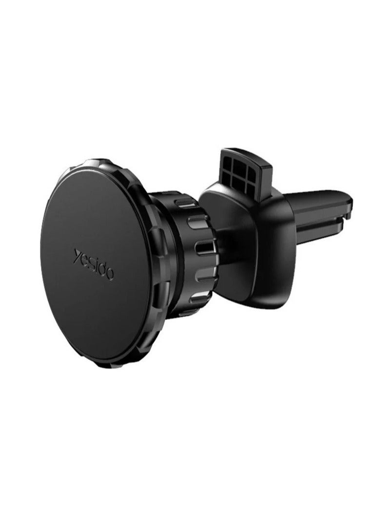 YESIDO C153 Adhesive Car Dashboard Phone Holder Magnetic Rotatable Phone Bracket with Air Vent Clip - Image 2