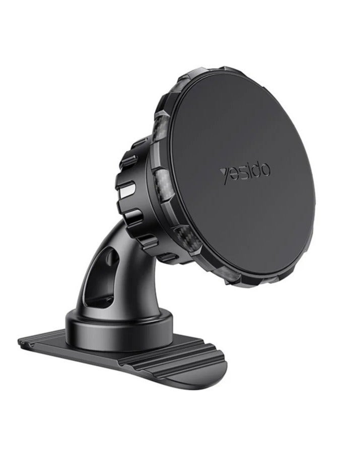 YESIDO C153 Adhesive Car Dashboard Phone Holder Magnetic Rotatable Phone Bracket with Air Vent Clip - Image 1