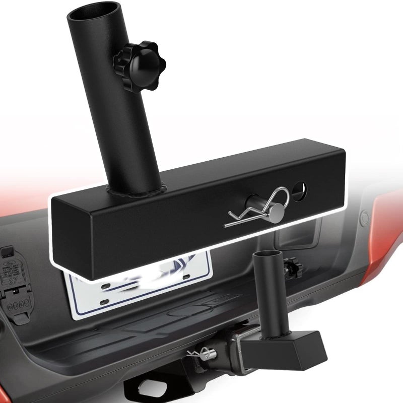 ELONN حامل علم عالمي بحجم 2 بوصة مع وصلة سحب - متوافق مع جيب، SUV، RV، بيك أب، شاحنة، مخيم، مقطورة. - Image 5