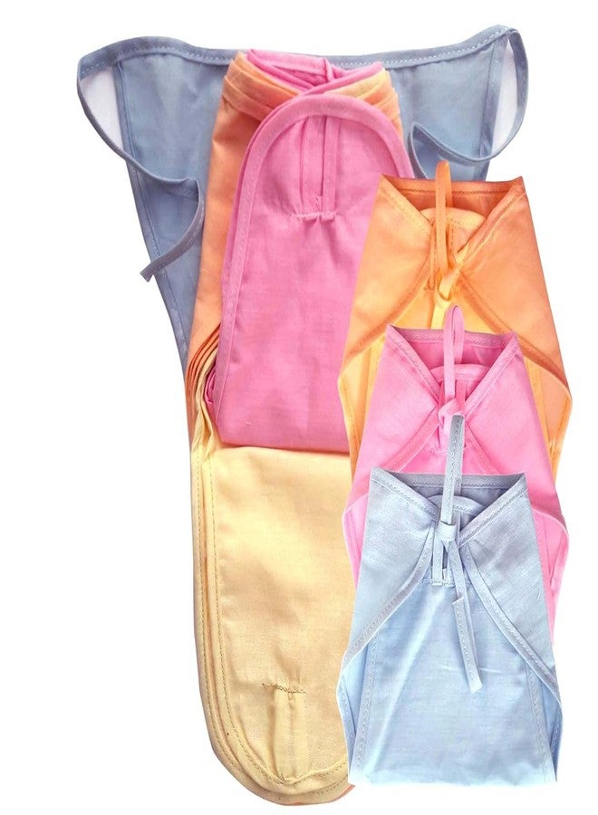 DTR Creation Baby 100% Cotton Nappies Langot for Newborns - Reusable & Washable Cloth Diapers - Pack of 18 (6-12 Months, Multicolor, Size-L) - Image 5