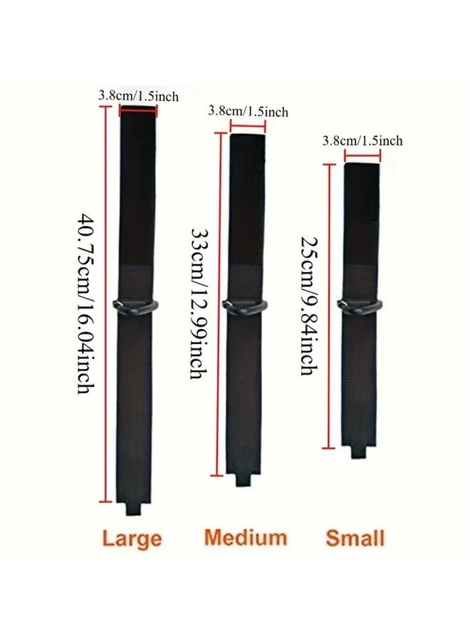 Large Heavy Duty Cord Organizer Holder with Triangle Buckle Durable Nylon Cable Management Strap - Image 4