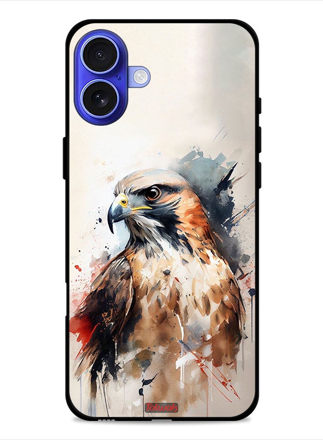Tolwak Apple iPhone 16 Plus Protective Case Cover Eagle Abstract Art - Image 1