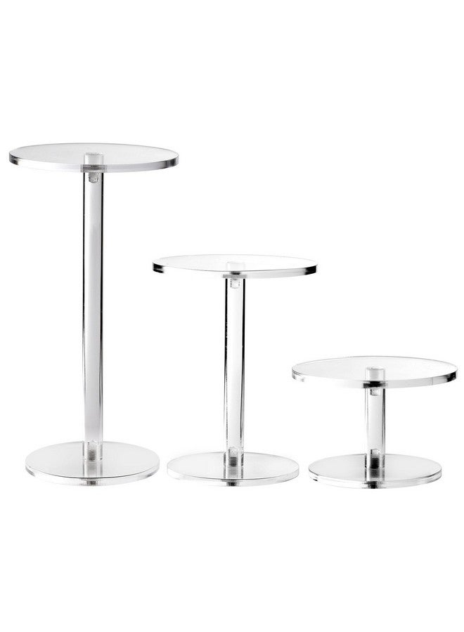 PEUTIER PEUTIER 3pcs Acrylic Combat Risers, Flying Miniatures Combat Riser for DND Miniatures Stands Acrylic Display Support Shelf for Tabletop RPG Board and Small Figures Flight Display Accessories  - Image 1