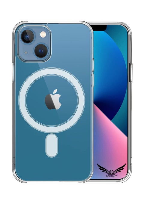 iPhone 14 Plus Case Magnetic Clear Anti Scratch TPU Precise Cutouts Fit Crystal MagSafe Cover Design for Apple iPhone 14 Plus 6.7 inch