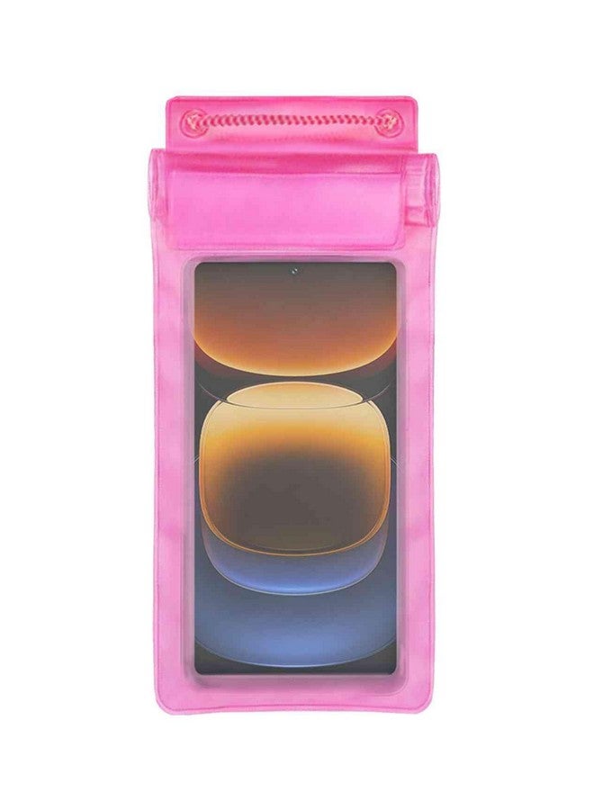 ACM Waterproof Bag Case Compatible with Iqoo 12 Mobile (Rain,Dust,Snow & Water Resistant) Pink - Image 1