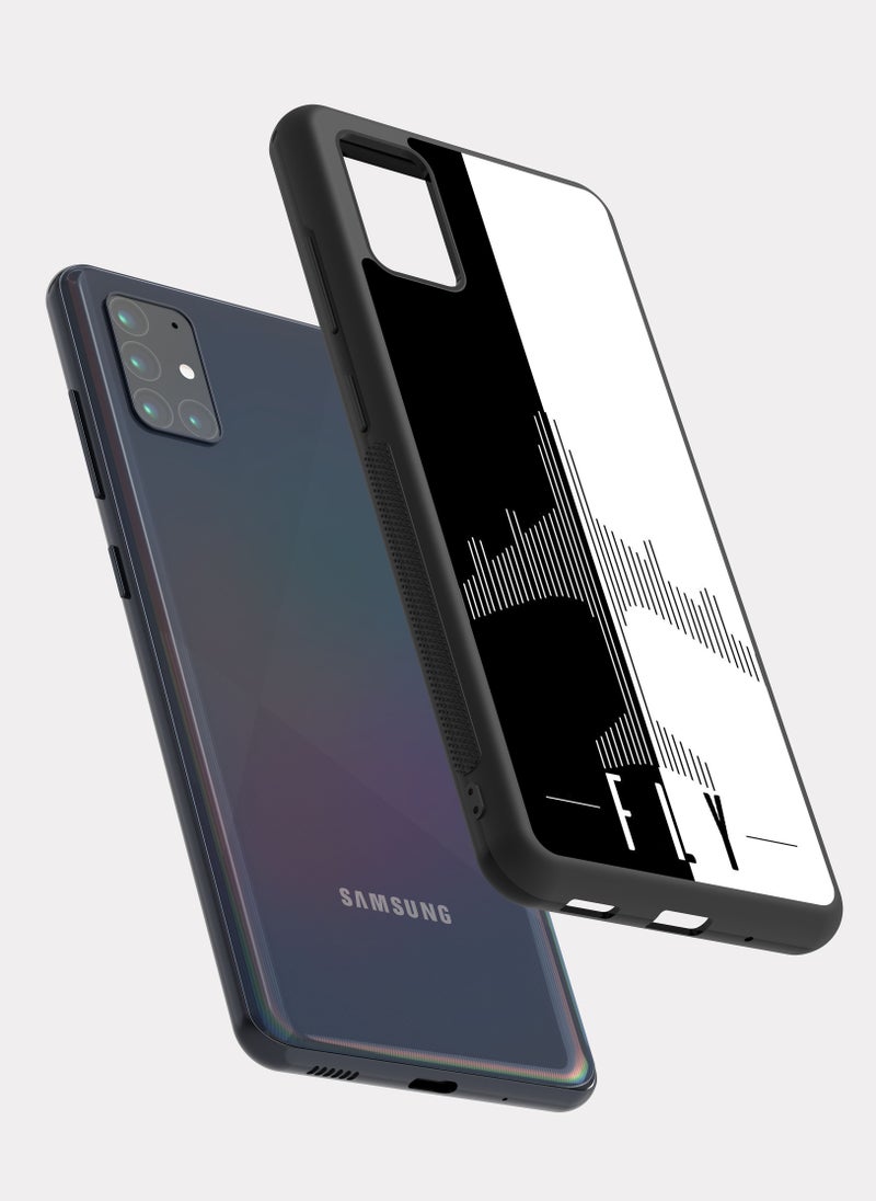 بكسلات كفر سامسونج جالكسي ايه 51 حلق  ابيض - Image 2