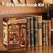 CUTEBEE Book Nook Kit DIY Miniature House Kits for Adult and Teens Dollhouse Mini Booknook Music House Bookshelf DIY Craft Gifts for Family and FriendsMemories Music Bookshop - Image 4