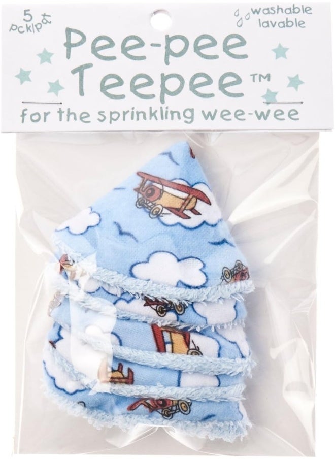 Beba Bean TeePee PeePee for the Sprinkling WeeWee: 5 Airplanes in Cellophane Bag  - Image 2