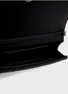 Love Moschino Chain Detailed Flap Over Clutche  - Image 5