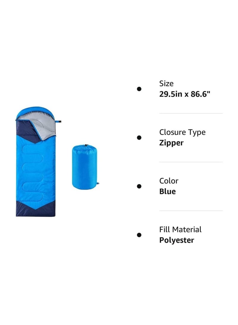 Y&D Camping Sleeping Bag Light Waterproof Backpacking Bag Lightweight Great for Outdoor Warm & Cool Weather Hiking Adults Kid - Image 2