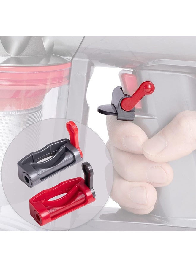 GMORO 2PCS Power Button On/Off Control Clamp Compatible with Dyson V6 V8 V7 V10 V11 V15 Absolute/Animal/Motorhead Vacuum Cleaner, Lock The Power Button On/Off Status, Free Your Gripping Fingers - Image 1