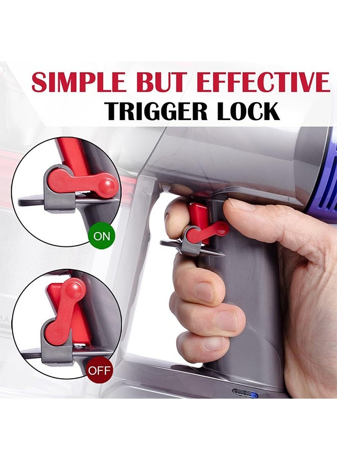 GMORO 2PCS Power Button On/Off Control Clamp Compatible with Dyson V6 V8 V7 V10 V11 V15 Absolute/Animal/Motorhead Vacuum Cleaner, Lock The Power Button On/Off Status, Free Your Gripping Fingers - Image 2