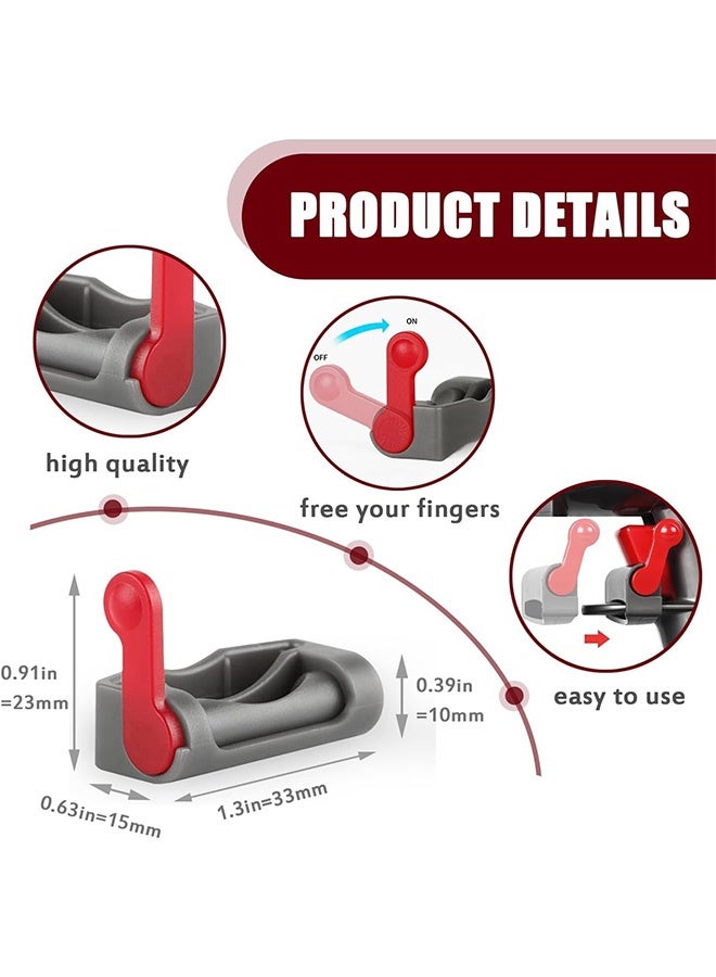 GMORO 2PCS Power Button On/Off Control Clamp Compatible with Dyson V6 V8 V7 V10 V11 V15 Absolute/Animal/Motorhead Vacuum Cleaner, Lock The Power Button On/Off Status, Free Your Gripping Fingers - Image 5