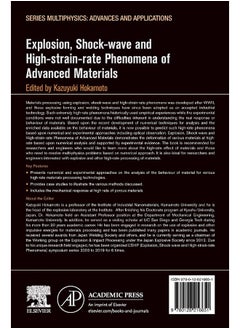 Explosion, Shock-Wave and High-Strain-Rate Phenomena of Advanced Materials - pzsku/Z0553E984B1E27D23303DZ/45/_/1740733373/11f9843b-87a8-4055-9bce-51b5cc94747e