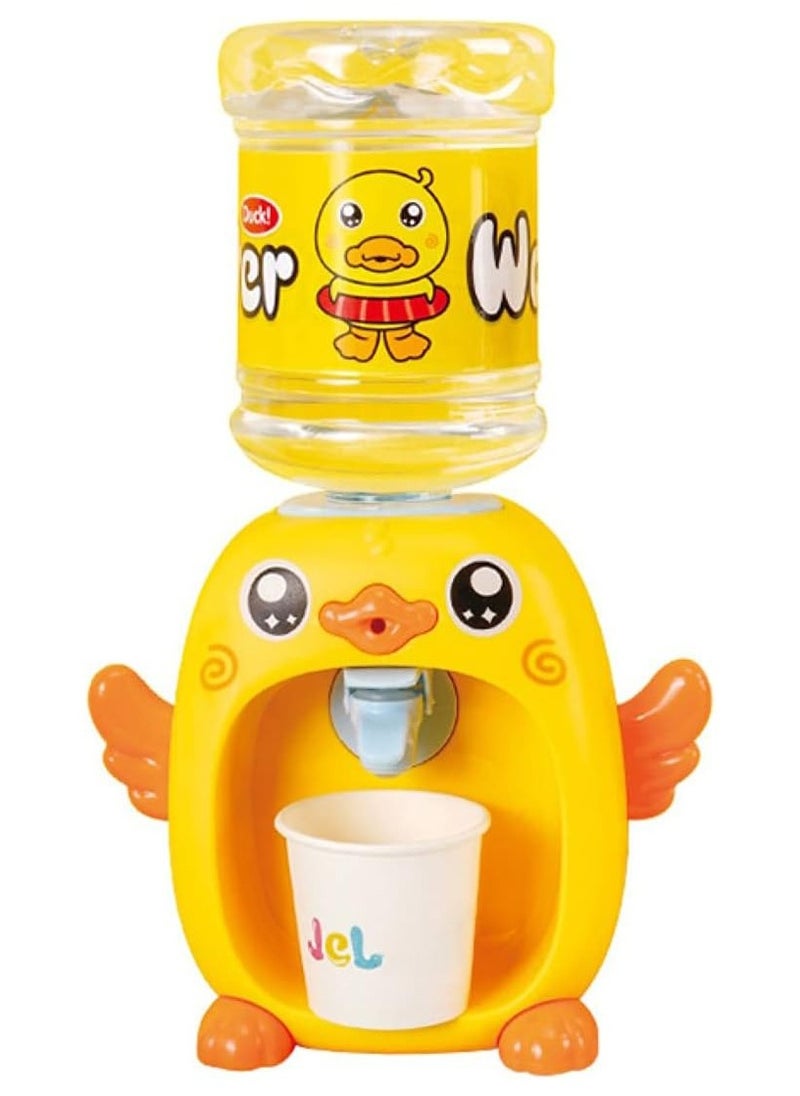 Jel Mini Dispenser Cartoon Duck Water Drinking Water Fountains gifts Toys for Kids  - Image 1