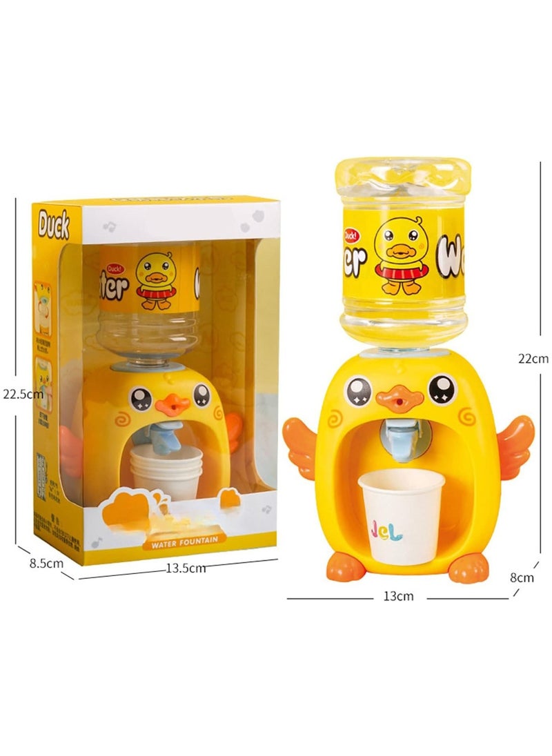 Jel Mini Dispenser Cartoon Duck Water Drinking Water Fountains gifts Toys for Kids  - Image 3