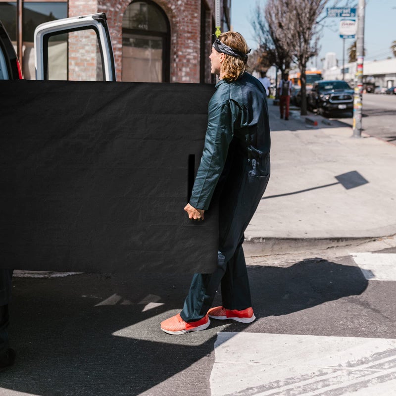 Coldwind Mattress Bags for Moving and Storage Queen Size, Waterproof Mattress Cover for Moving with Heavy Duty Handles, Strong Zipper, Reusable Mattress Storage Bag, Moving Supplies & Moving Bags,Black - Image 4