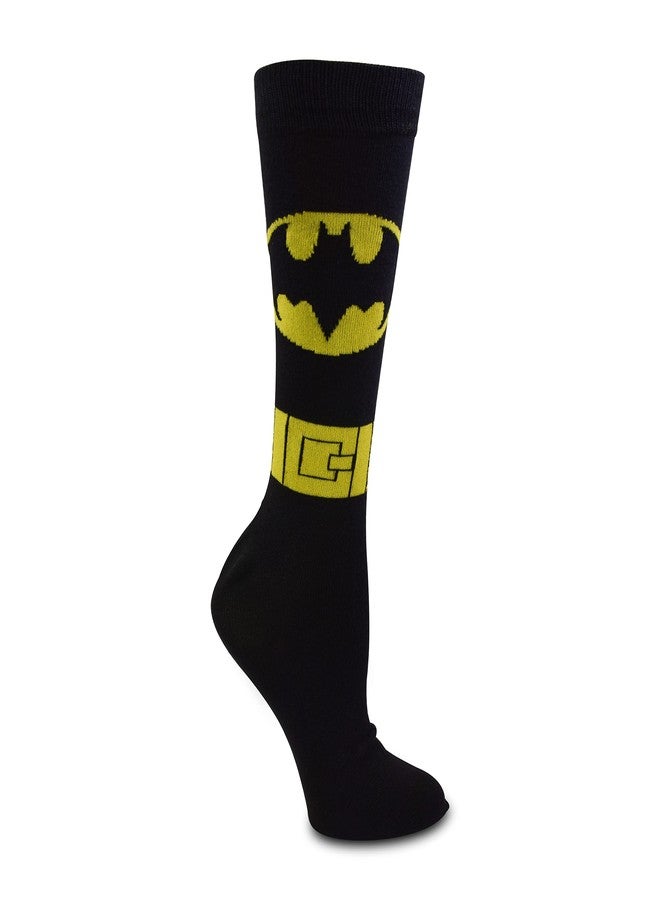 Hyp Batman DC Comics 89 Casual Crew Socks 2 Pack Black Large Unisex-Adults Batman Fans, Halloween Enthusiasts, All Ages - Image 2