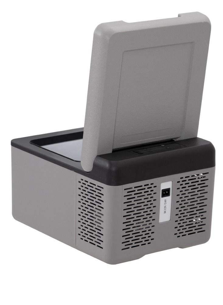 Alpicool ثلاجة صغيرة محمولة بسعة 9 لتر 12/24 فولت تيار مستمر للسيارة والقيادة والسفر والتخييم في الهواء الطلق - Image 3