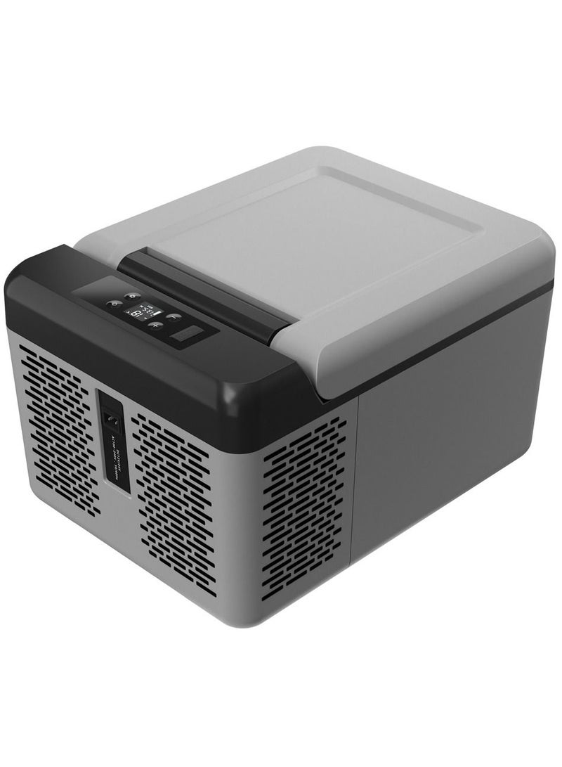 Alpicool ثلاجة صغيرة محمولة بسعة 9 لتر 12/24 فولت تيار مستمر للسيارة والقيادة والسفر والتخييم في الهواء الطلق - Image 1