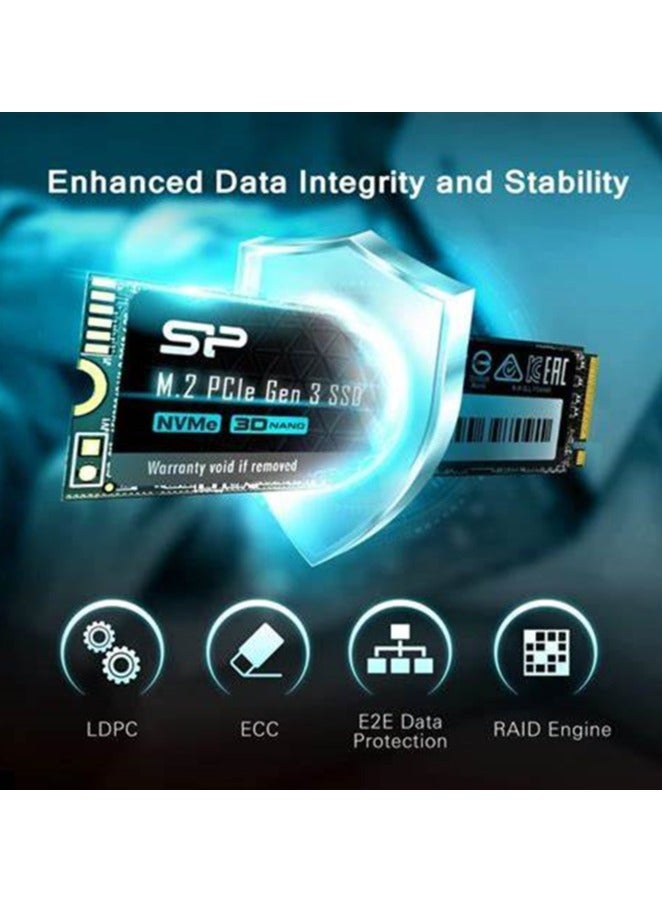 سيليكون باور قرص SSD NVMe من Silicon Power بسعة 1 تيرابايت P34A60، M.2 2280، PCIe Gen3x4، سرعة قراءة تصل إلى 2200 ميجابايت/ثانية، ذاكرة NAND ثلاثية الأبعاد، - Image 5