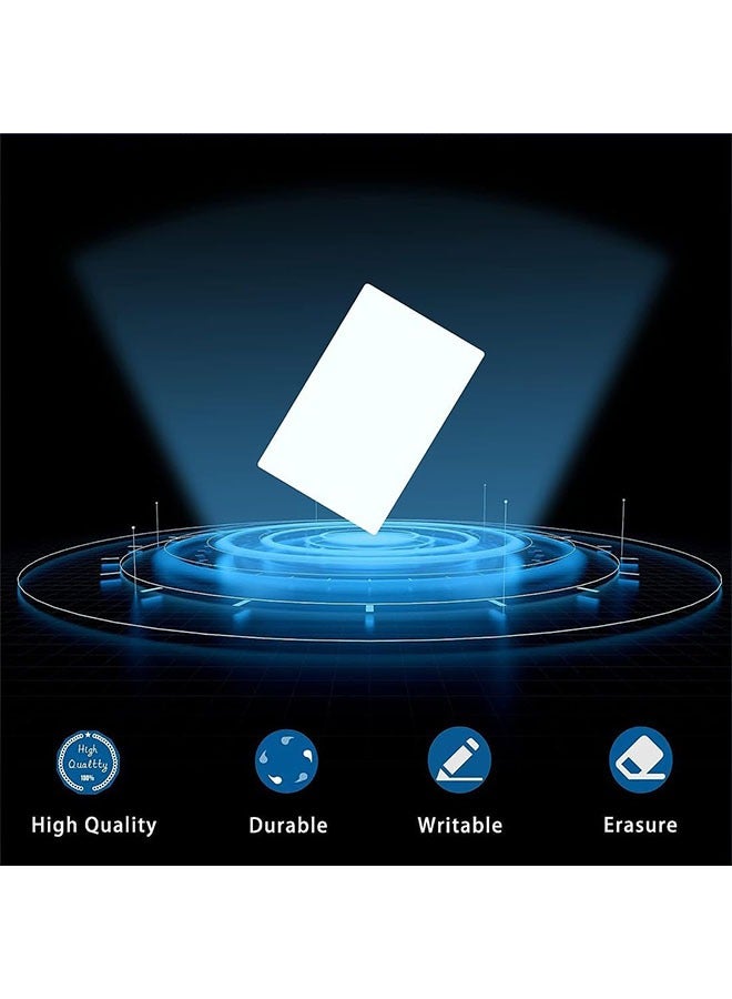 50Pcs NTAG215 NFC Cards (Blank NFC Cards) Programmable PVC Blank NFC 215 Cards Compatible with All NFC Enabled Phone