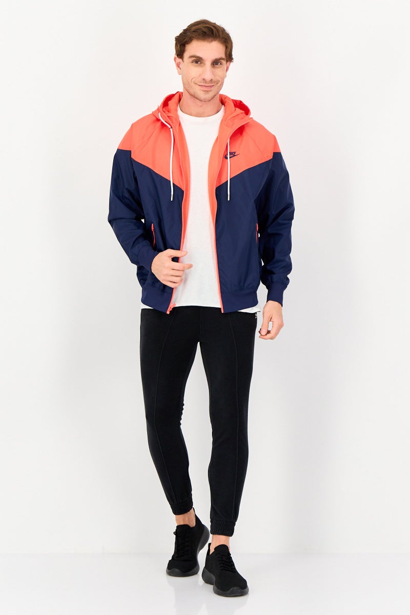 Nike جاكيت رياضي للرجال بأكمام طويلة وقبعة، متعدد الألوان - Image 3