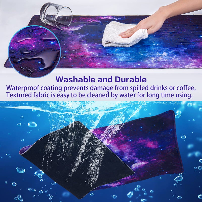 Canjoy Gaming Mouse Pad, Large Extended Mouse Pad Big Computer Mousepad for Home Office Gaming Work 31.5x15.7inch - Image 3