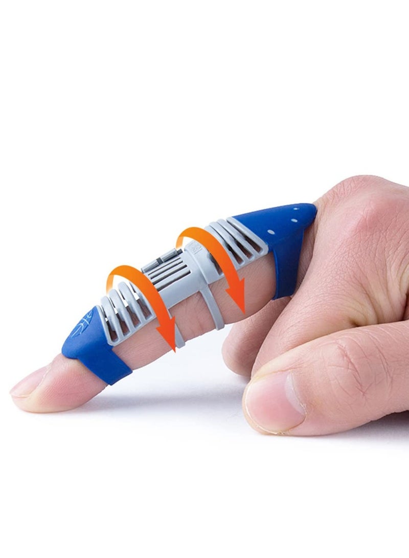 SYOSI 2 Pcs Finger Splints, Adjustable Finger Support Sleeves Flexible Breathable Finger Brace, Sports Finger Protector Finger Guard for Basketball, Tennis, Arthritis Pain, Sports Injuries - Image 1