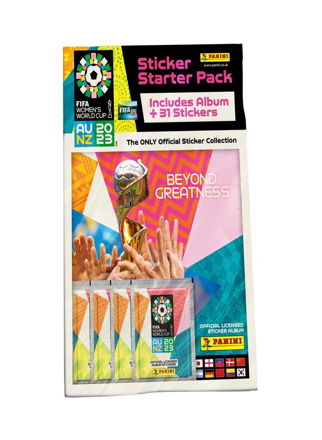 Panini FIFA 2023 Women's World Cup Sticker Collection Starter Pack, Mixed