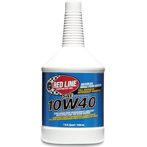 Red Line 11404 SAE 10W40 Fully Synthetic Motor Oil - 1 Quart - Image 1