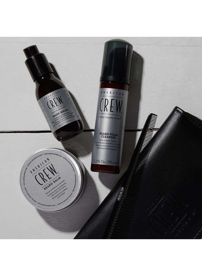 AMERICAN CREW سيروم بلسم لحية أمريكان كرو، مزيج زيت مرطب لحية ناعمة ولامعة وسلسة، 1.7 أونصة سائلة - Image 2