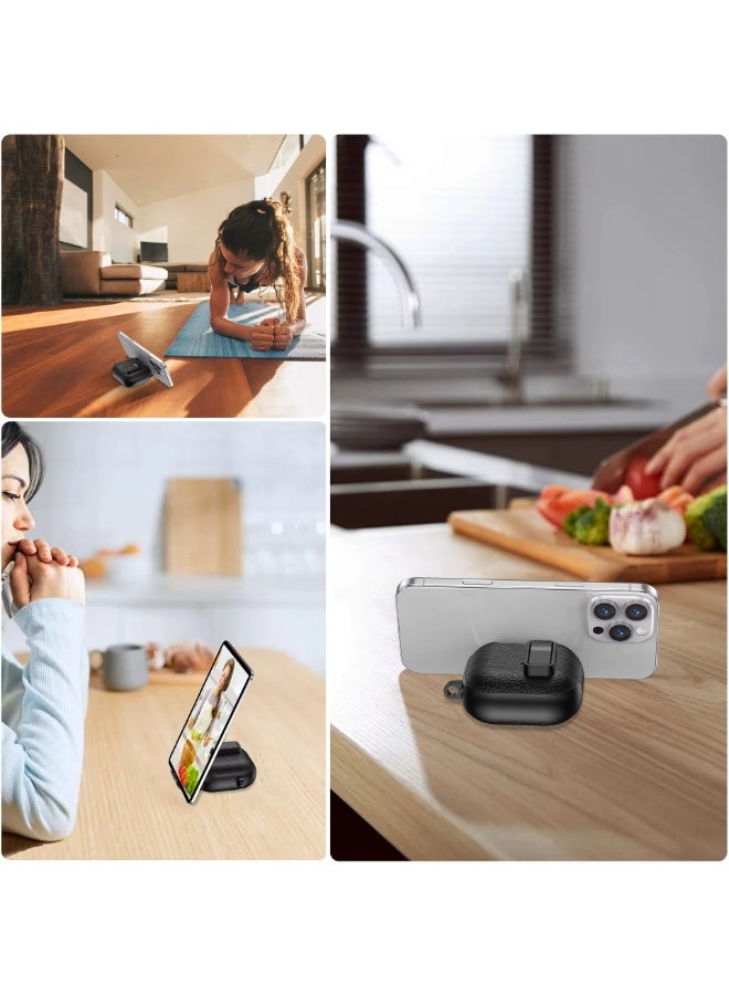 حافظة متوافقة مع سماعات Airpods 3، حافظة جلدية بتصميم ملمس واقٍ مع حزام يد، مقاومة للسقوط والصدمات (وردي) - Image 5